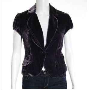 NWOT BCBG MaxAzria velvet blazer